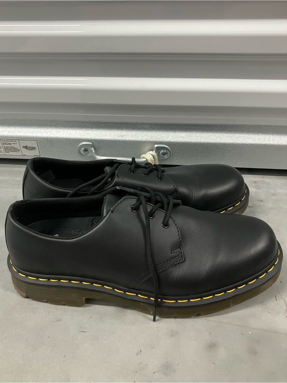 Dr. Martens Black Safety Work Shoes